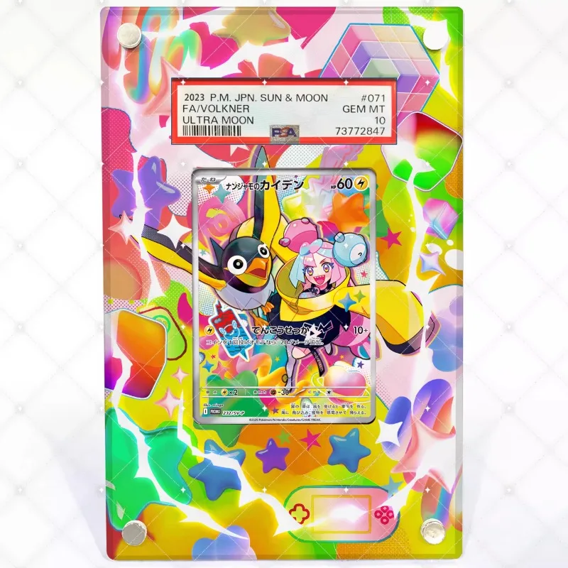

Pokemon Display Stand Electric Haiyan Qishu SV9 Fighting Partner Extended Card Brick Photo Frame PTCG Gift Toy No Card