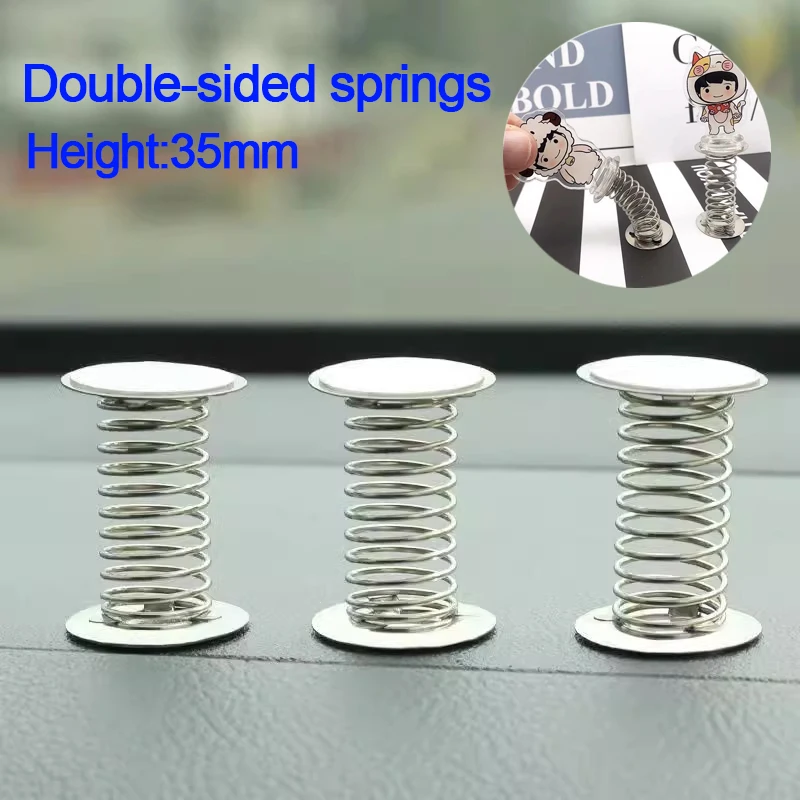 

Swing Double-Sided Spring Wobble Base-DIY Craft Decor,Adhesive Spring Accessories for Toy Making,NonSlip Shaking Desk Decoration