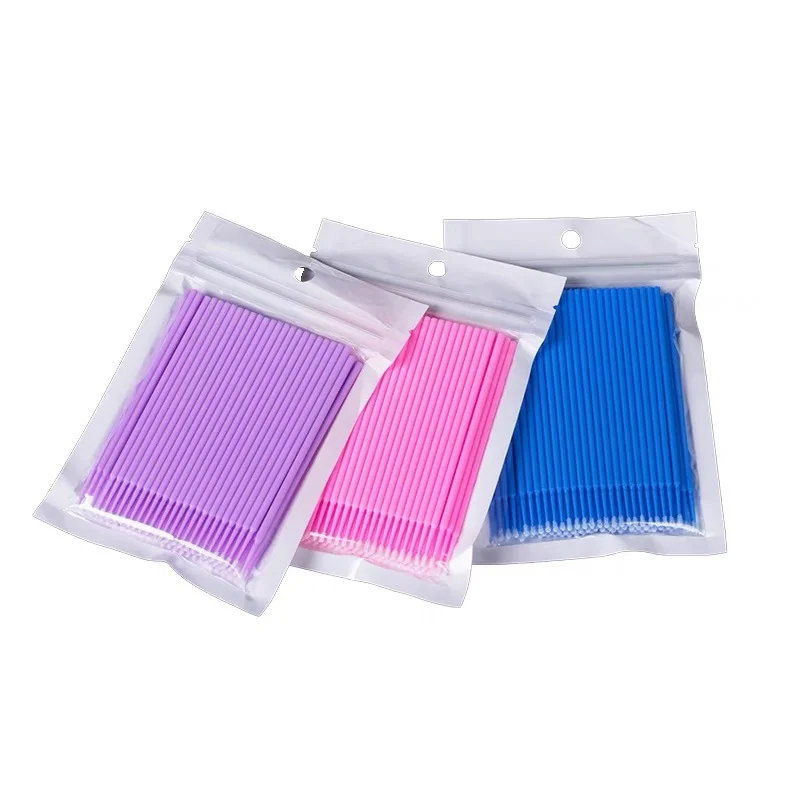 100PCS Touch Up Paint Refinishing Micro Brush Nano Modified Cleaning and Maintenance Cotton Swabs Cotton Swabs Car Accessories