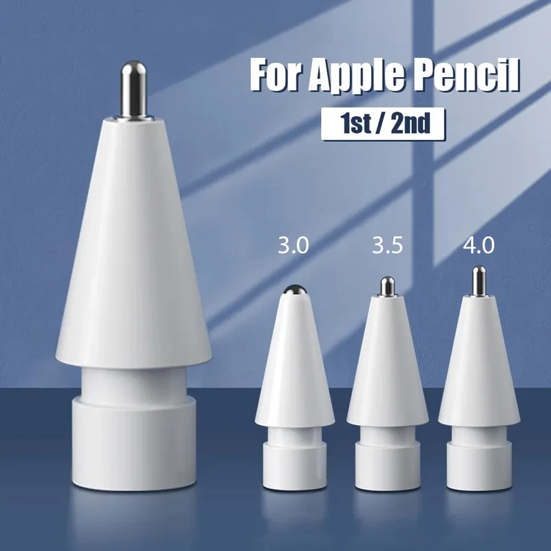 Pencil Tips For Apple Pencil 1st / 2nd Generation Nibs Replacement Tip Compatible For iPad Pro Apple Pencil 1/2 Stylus Spare Nib