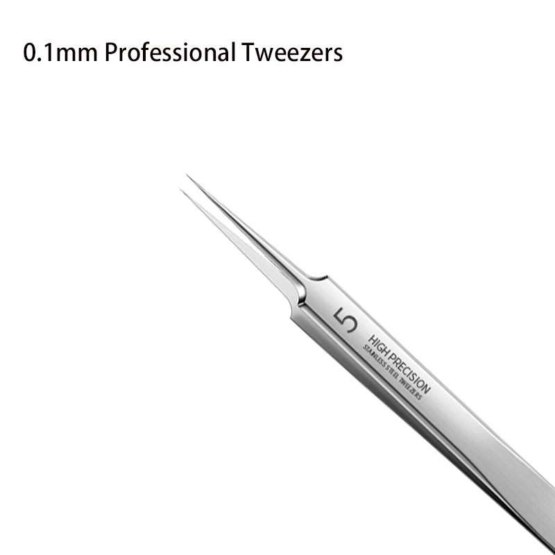 German Ultra-fine No. 5 Cell Pimple Blackhead Clip Tweezers Beauty Salon Special Scraping Closing Artifact Acne Needle Tool set