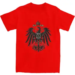 German Empire Imperial Eagle T-Shirt Mens Streetwear Cotton T Shirts Summer O-Neck Hip Hop Tees Cheap Big Size Tops