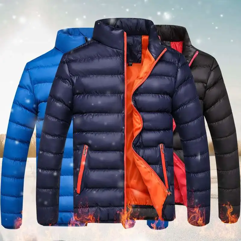 

Мужская приталенная зимняя куртка из хлопка и шелка с воротником-стойкой, утепленная, новая модель, на молнии, от Ket Thien Silk Cotton