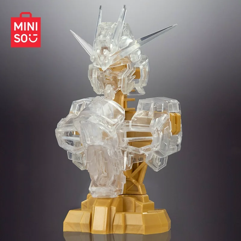 Bandai Authentic Gundam Head Statue Model Display Item Vol 2 Assault On Freedom Collectible Toy Figure Action Model Blind Box