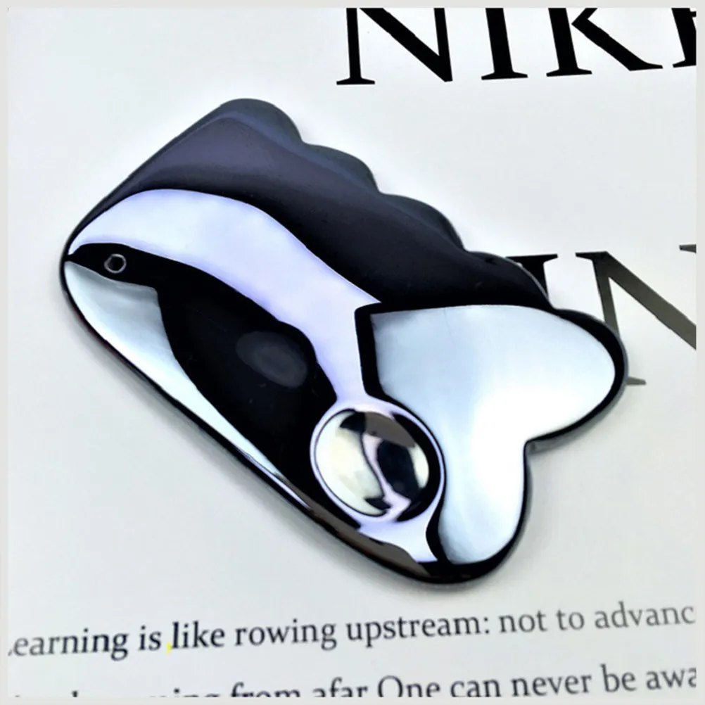 

Facial Gua Sha Board Black Terahertz Stone Smooth Skin-Friendly Massage Tool For Face Neck Back Spa Care Massaging Plate