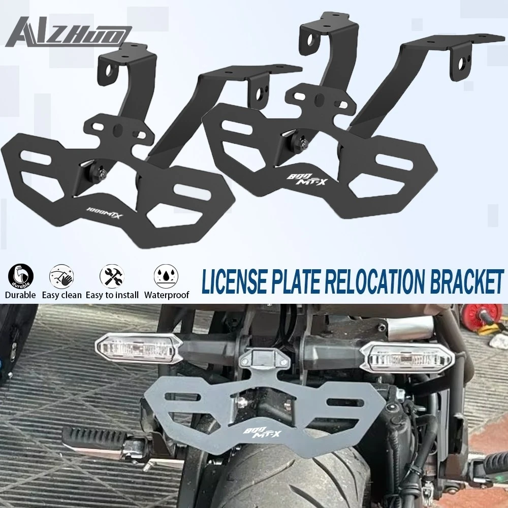 License Plate Holder For CFMOTO 800MT-X / Rally 1000MT-X 2024 2025-2028 Motorcycle 800MTX 1000MTX Tail Bracket Fender Eliminator