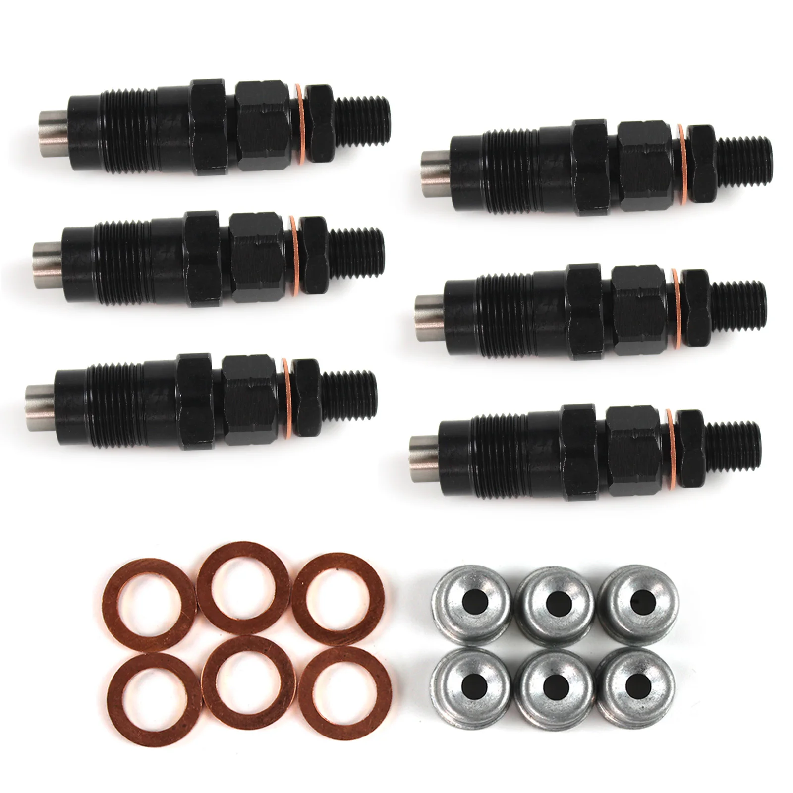 

Set of 6 Diesel Common Rail Fuel Injector For Nissan Patrol GU Y61 TD42 TD42T New