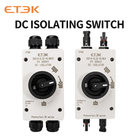 ETEC DC Isolator With box IP66 4P 32A 4series/1(3+1)strings Top to Bottom Connection with 4 EKD16-EL32.