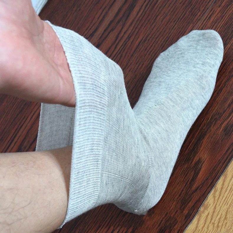 2 Paar Diabetiker-Socken verhindern Krampfadern. Socken für Diabetiker. Hypertensivpatienten. Free Style Bambusfaser-Baumwollmaterial – Detail 2
