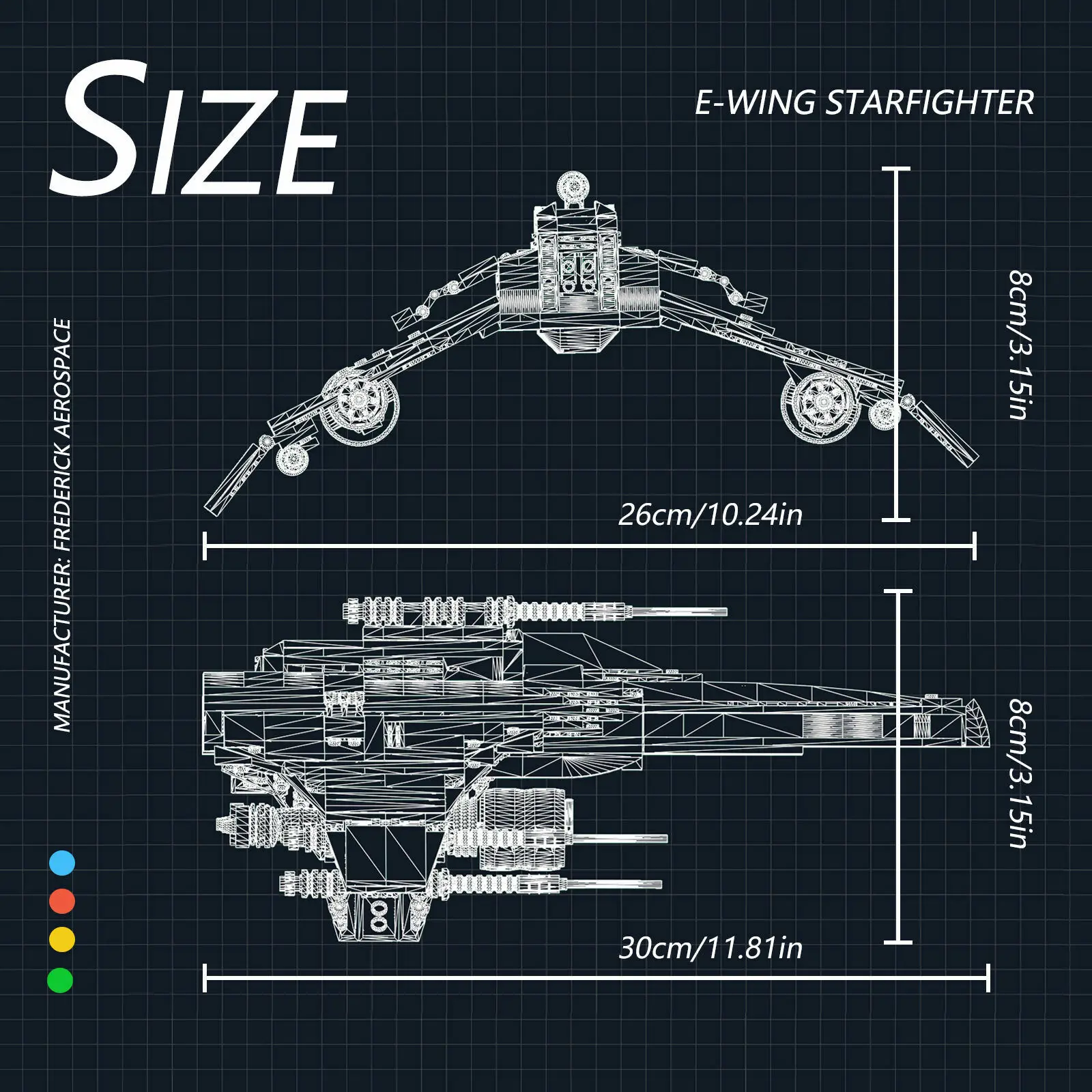 

Изготовленный на заказ MOC: C5438 E-Wing Fighter, модель 541, детали из фильма, подарок на Рождество