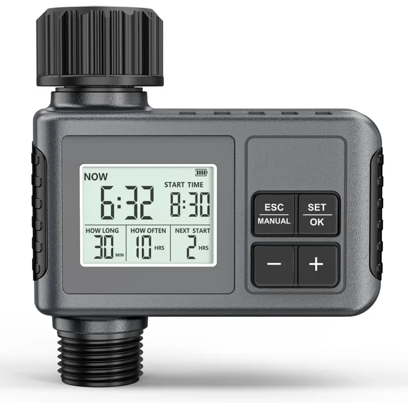 Insoma Water Timer 1 Zone Outdoor Hose Timer for Garden Faucet with Auto/Manual Sprinkler Irrigation Timers for Yard Lawn