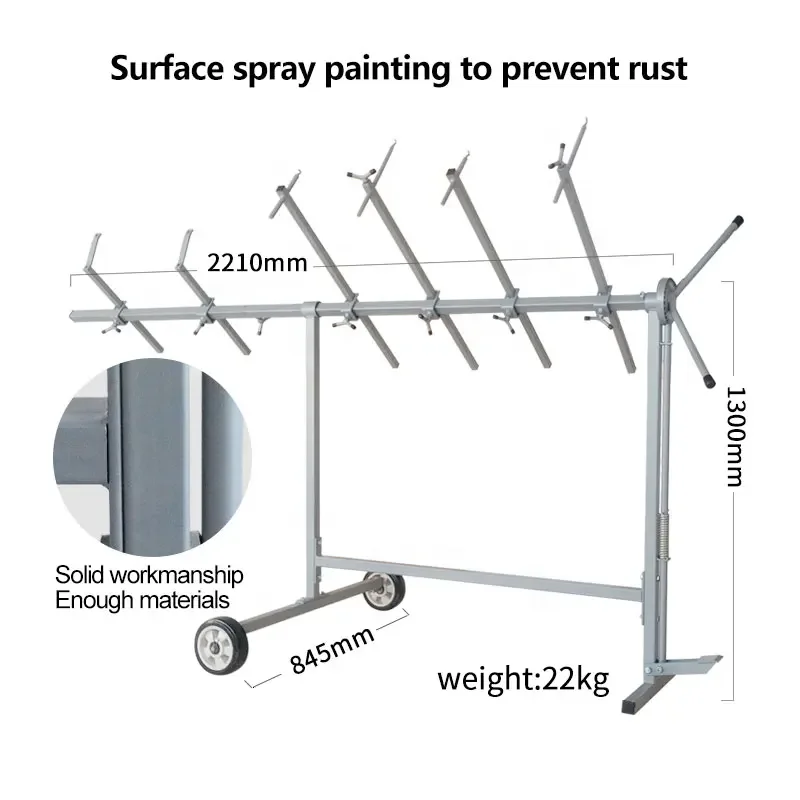 Adjustable Auto Multi -functional Bodyshop Tools Spray Paint Panel Stand Rotating Car Parts Repair Painting Stands