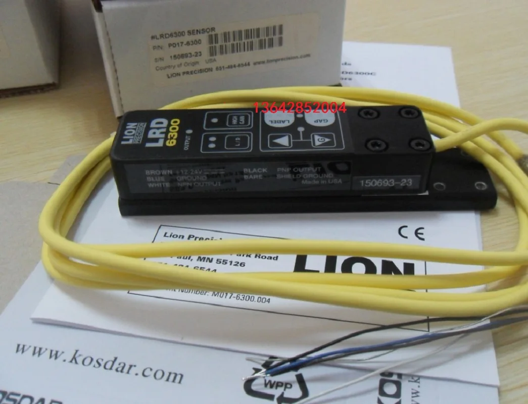 Imported in Stock Original Lion Slot Sensor Lrd6110 Transparent Label Labeling Electric Eye New Lrd6300