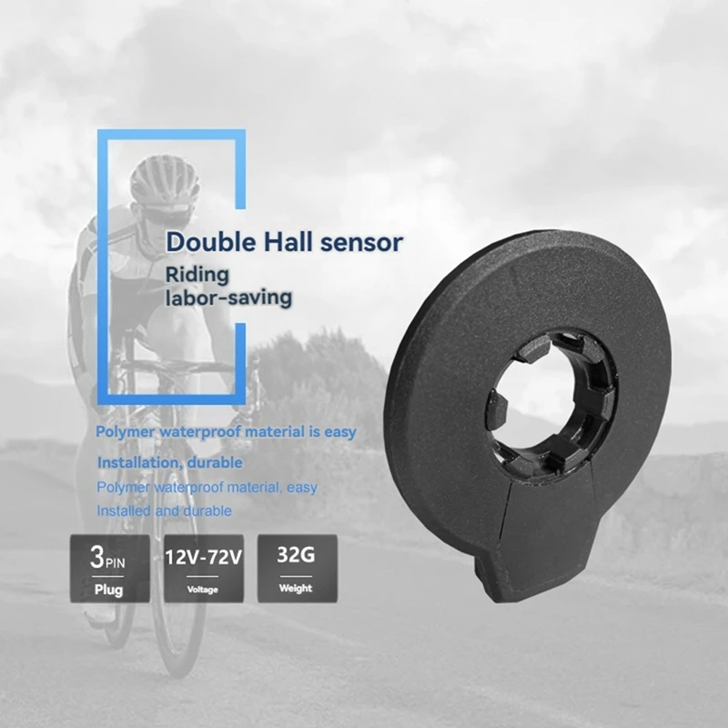 B36B-Sensor Assist Sensor Bicycle Modification Double Hall Power F-12L Magnetic Lithium Battery Power