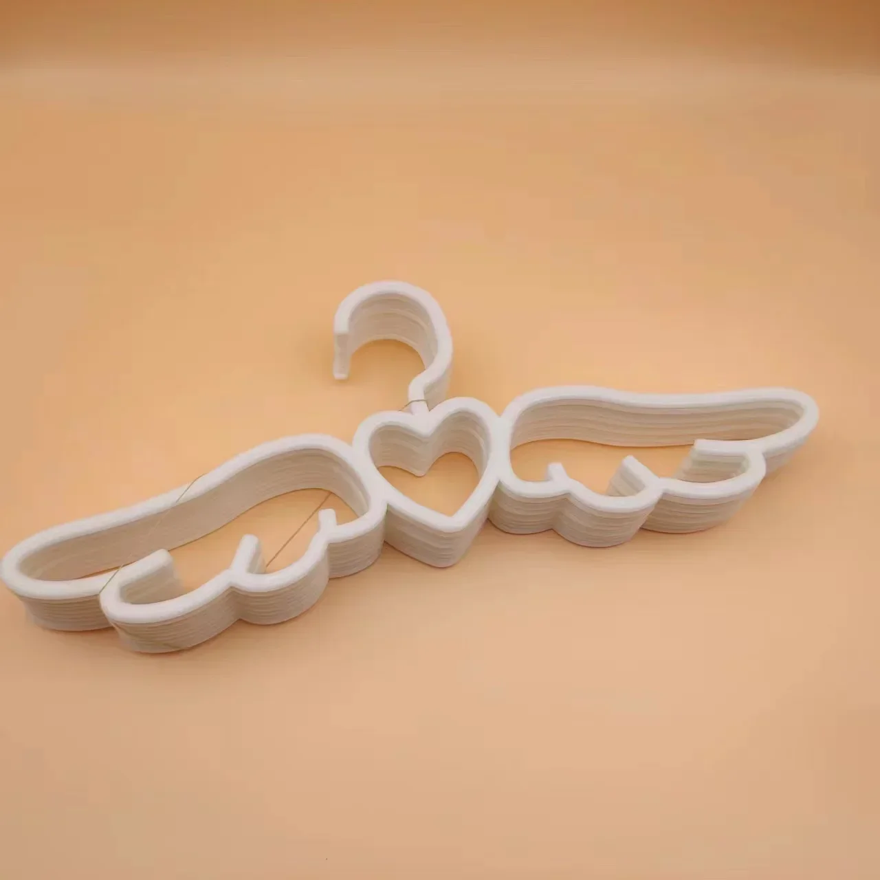 10/20pcs Clothes Hanger Heart-shaped Hanger Girl Woman Household Seamless Clothes Hanger Drying Clothes Rack  Wholesale