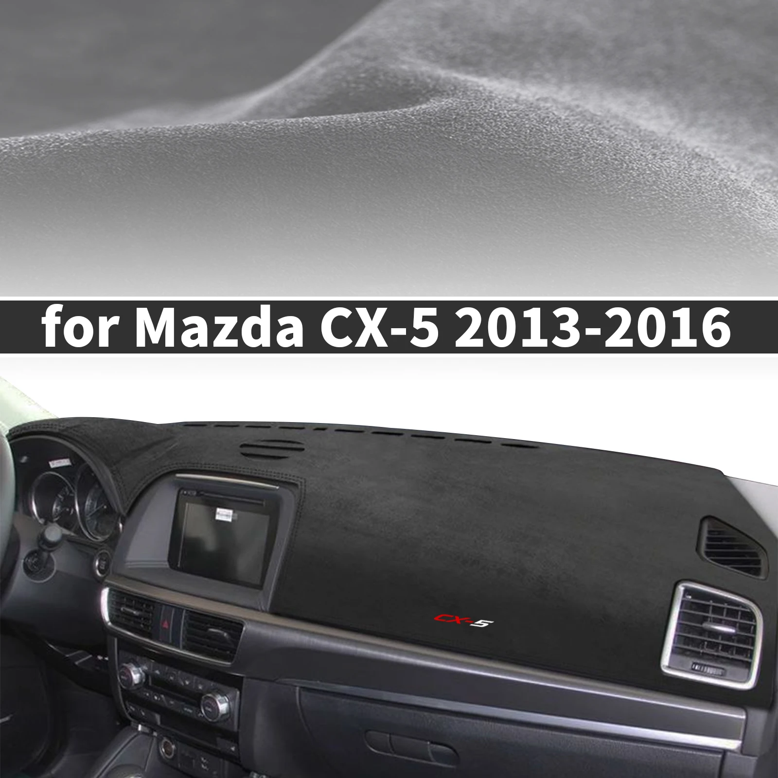 

fit for Mazda CX-5 CX5 2013 2014 2015 2016 Car Accessories Dashmat Dashboard Cover Pad Protective Carpet DashMat Sunshade