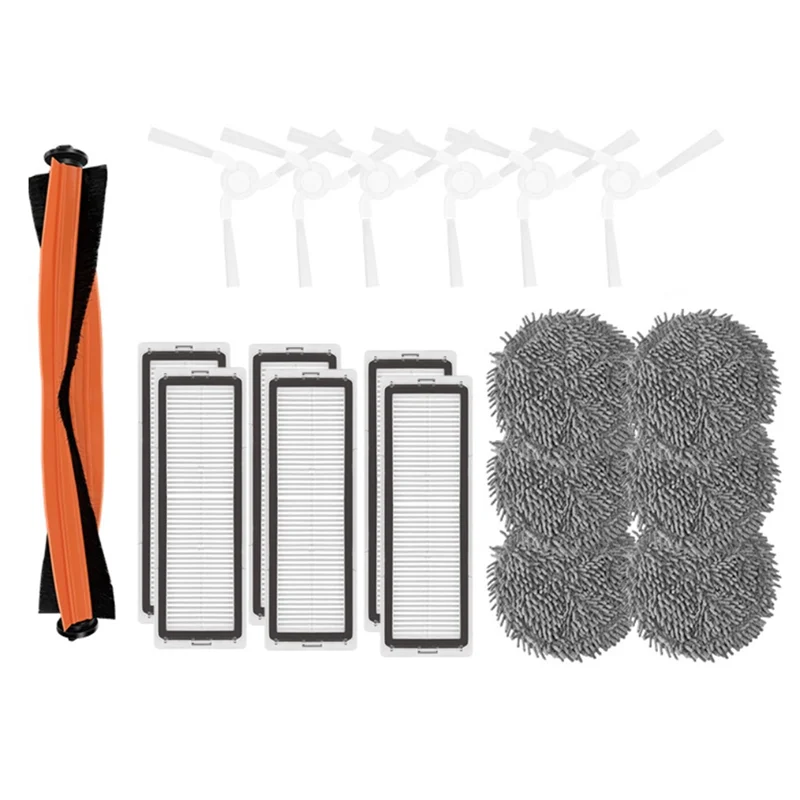 19 pezzi di ricambio per XiaoMi Mijia Pro STYTJ06ZHM Robot aspirapolvere autopulente filtro mop spazzola laterale principale
