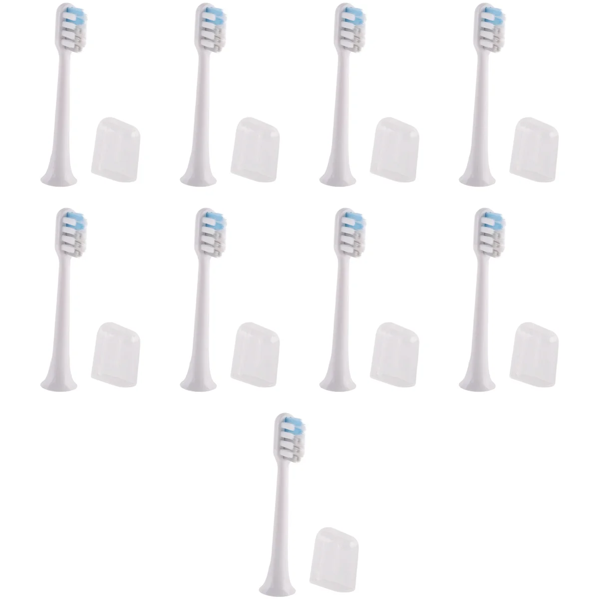 10 PCS for T200 MES606 Electric Toothbrush Sensitive Toothbrush Deep Cleaning Type