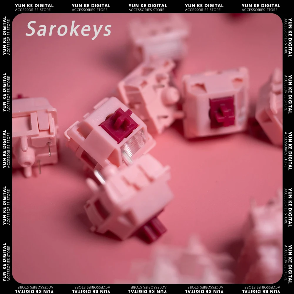 

Sarokeys Geon Mechanical Keyboard Switch Strawberry Switch Red Switch V2 Keycaps 110switch Hifi Customize Keyboard Keycap Switch