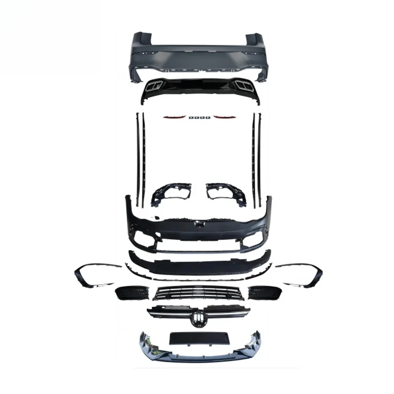 

CZJF Car Facelift Bumper for 8 2020 Upgrade 8 2020 R Front Rear Bumper