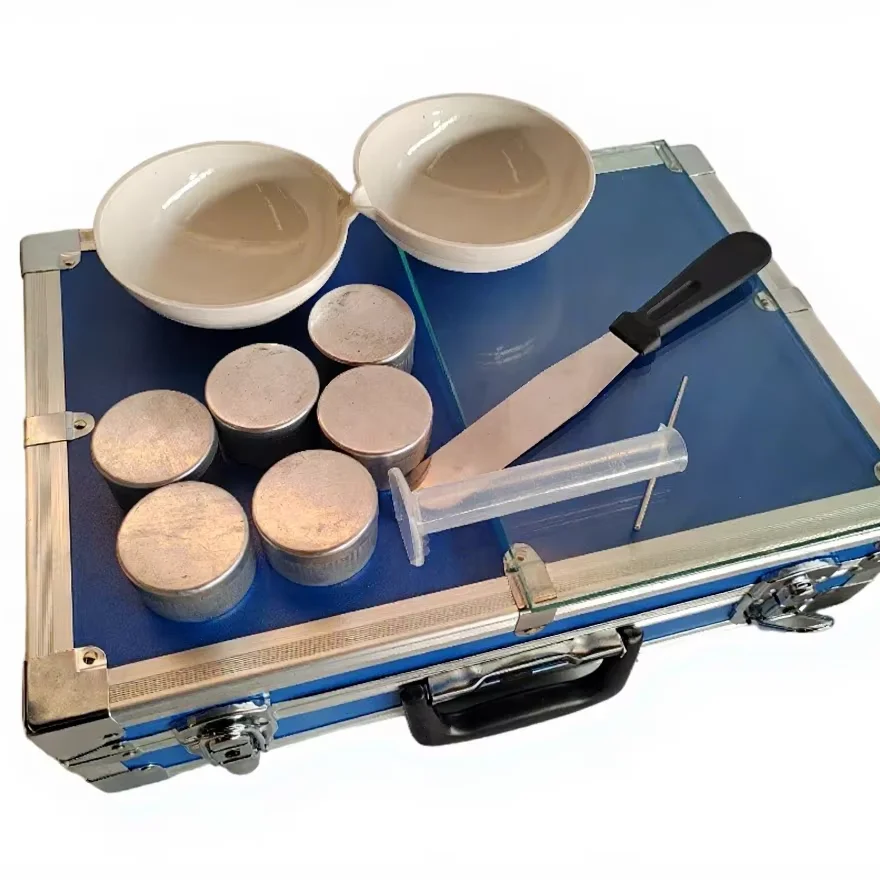 

Factory Hot Sale Plastic Liquid Limit Set Soil Shrinkage Limit Test Apparatus Liquid Limit