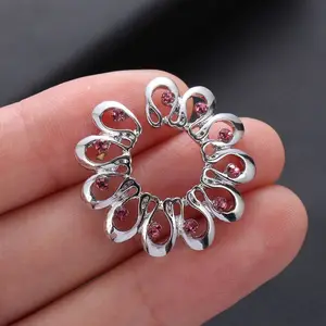 1pc nicht pierkender falscher Nippelring Mode runder Körperschmuck 316L Chirurgischer Stahl Nickellar-Frauen sexy primäre Sitte 6 Hauptnippelclip -Verkauf - №3