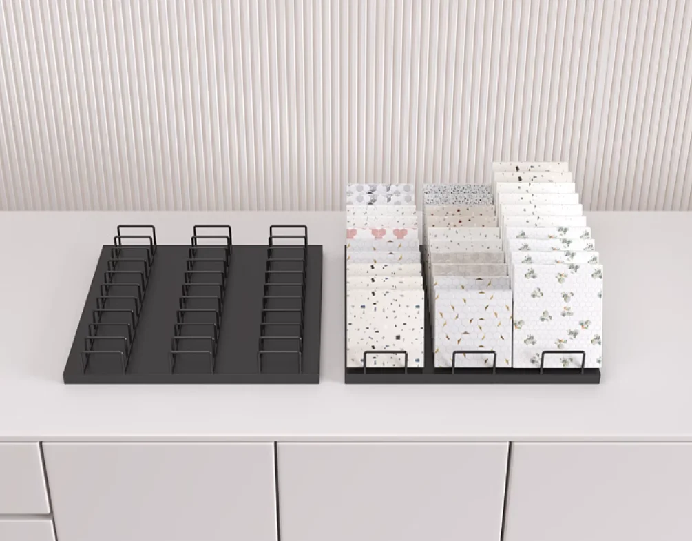Ceramic tile rack, glass rack, stone color board rack, quartz stone sample rack, artificial stone door panel color card display