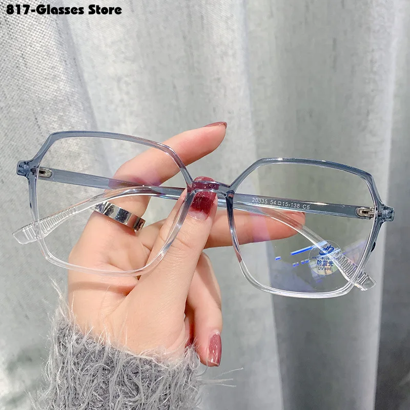 Anti Blue Light Glasses Computer Glasses Fashion Male and Female Large Frame