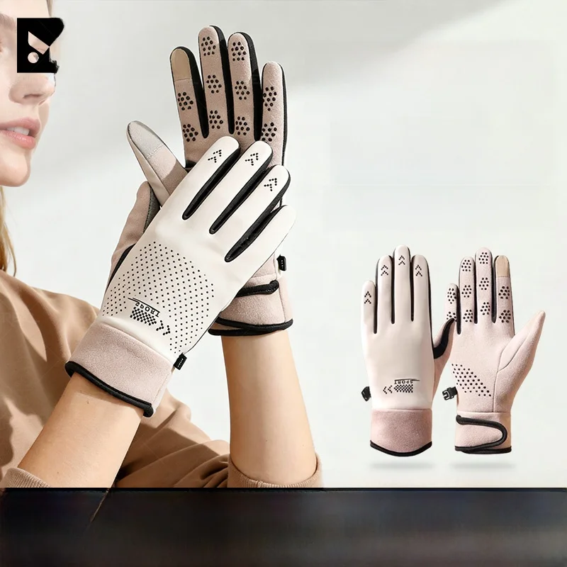 touchscreen-winter-gloves-men's-snowboarding-waterproof-windproof-warm-fleece-lined-cycling-vehicle-riding-gloves