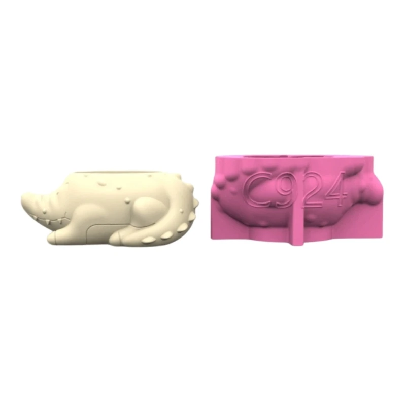 

Unique Shaped Silicone Planter Mold for Hand-Making Concrete and Resin Craft Home and Garden Decorations K3KF