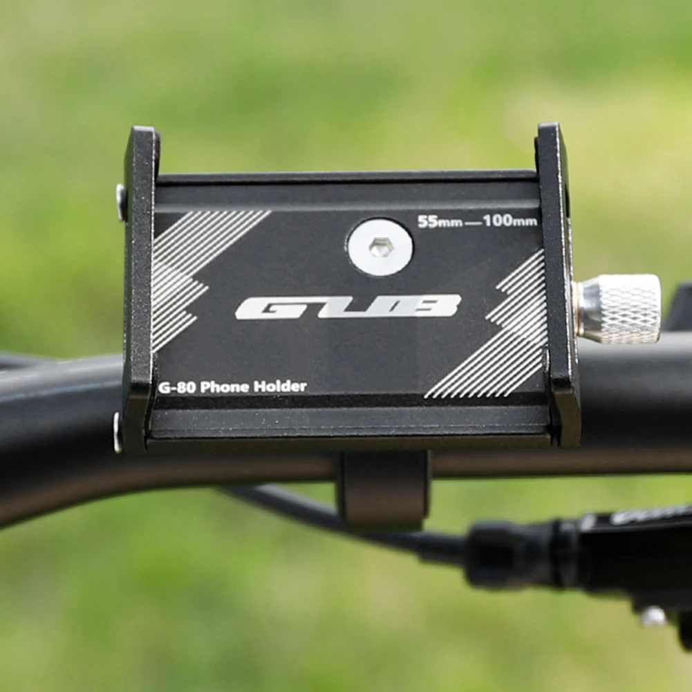 Bicycle Stem Cell Phone Mount Aluminum Alloy Motorcycle Phone Mount Electric Scooter Phone Holder for 2.16 To 3.93 in Smartphone