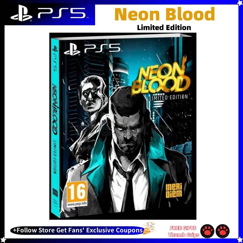 

PS5 New Game CD Neon Blood Limited Edition Playstation 5 Game Discs Playstation5 Games Ps5 Neon Blood Limited Edition