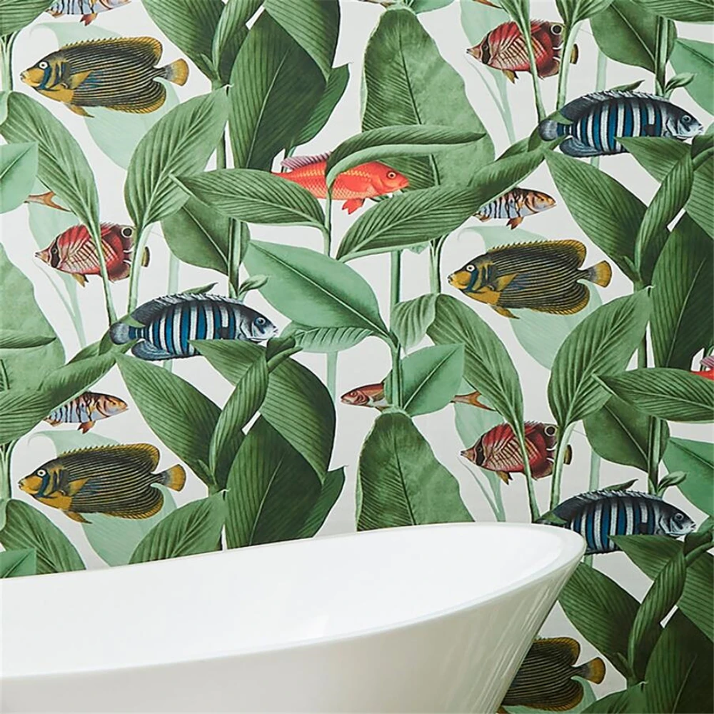 custom Ocean World Fish Wallpaper for living room Stickers Creative Mural 3D Sofa Bedroom Hotel Homestay Bedhead home Decoration