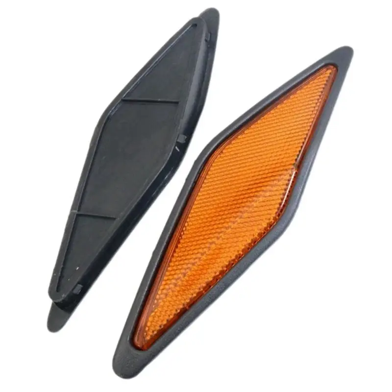 ABDE-Car Side Bar Light Reflector Rear Fog Light Return Reflector For Pajero Montero 2000-2003 MR495067 MR495068