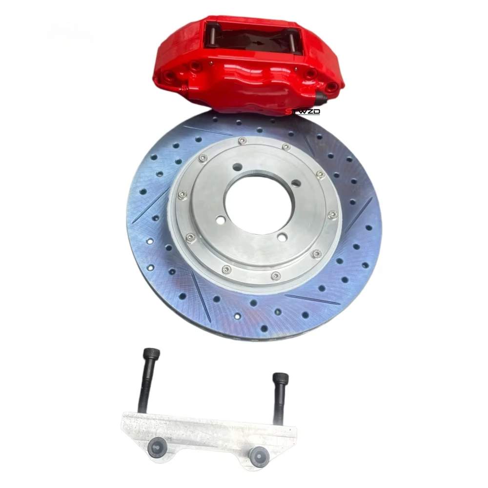 for 7600 4-Piston Brake Caliper for Toyota Corolla: AE86 / E110 / E120 / E140 / E170 Yaris  Vitz: XP90  XP130   MR2: SW20 4*100