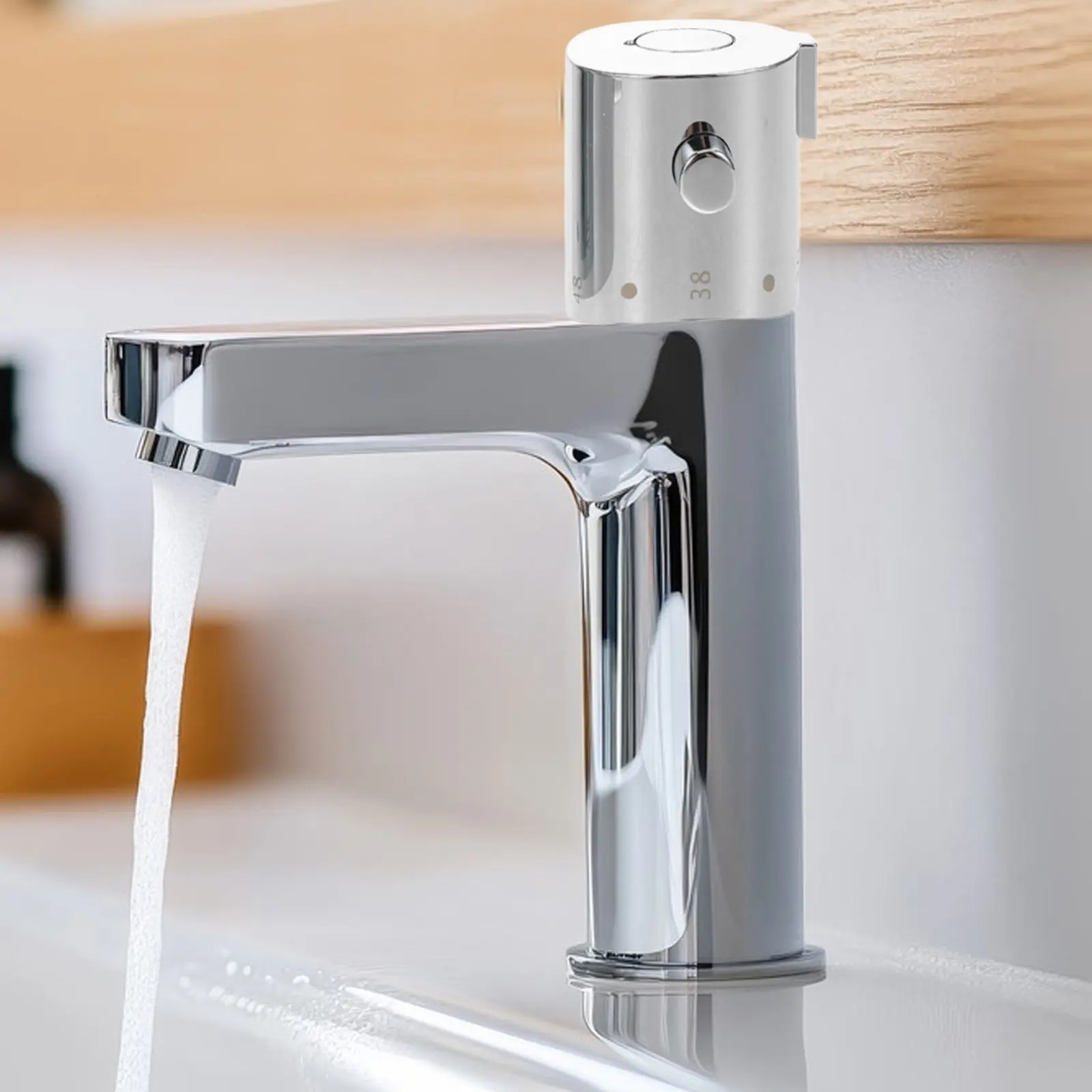 Faucet Repair Accessories Durable Plastic Handwheel for Basin Tap Restoration Fine Electroplating Universal Compatibility