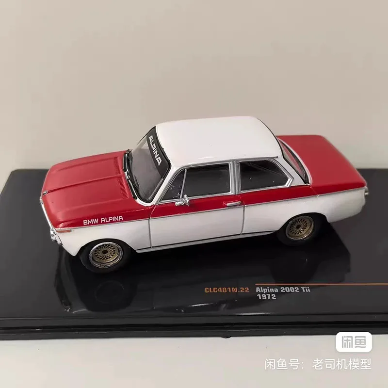 IXO 1/43 Alpina 2002 Tii 1972 Alloy Simulation Car Model Static Collection Decorated Holiday Gifts Toys Souvenir Gift