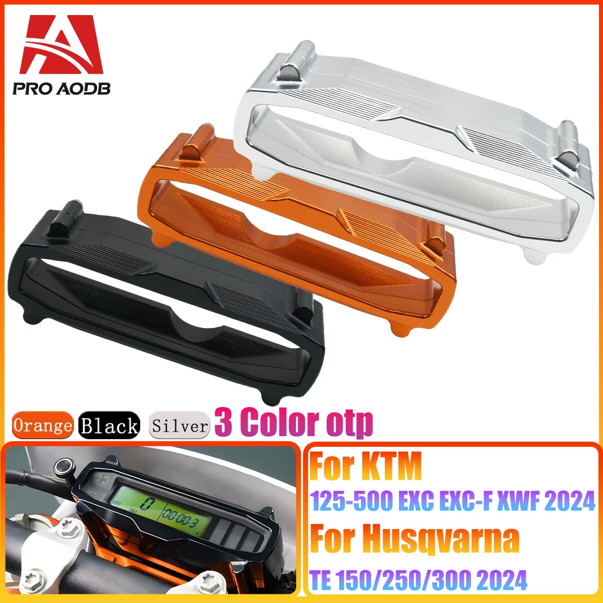 

For KTM EXC EXC-F XCW XCF-W TPI 6 days 125-500 2015-2022 Motorcycle protection parts Aluminum shield Speedometer odometer cover