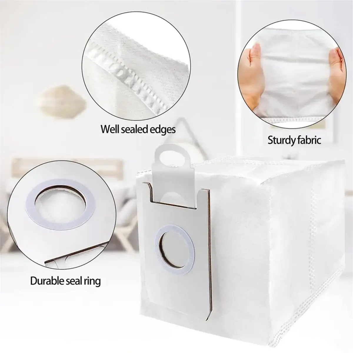 UNCL Vacuum Cleaner Bags for 2290 Dust Bag Spare Parts Dirty Bag Garbage Bag Robot Replacement Accessories 6pc