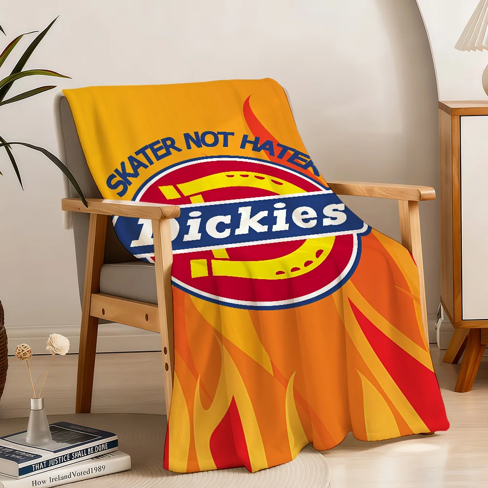 Blanket Throw Logo Super Cosy Plush Luxury Living Room Sofa Couch Childish D-DickieS-ES Birthday Gifts