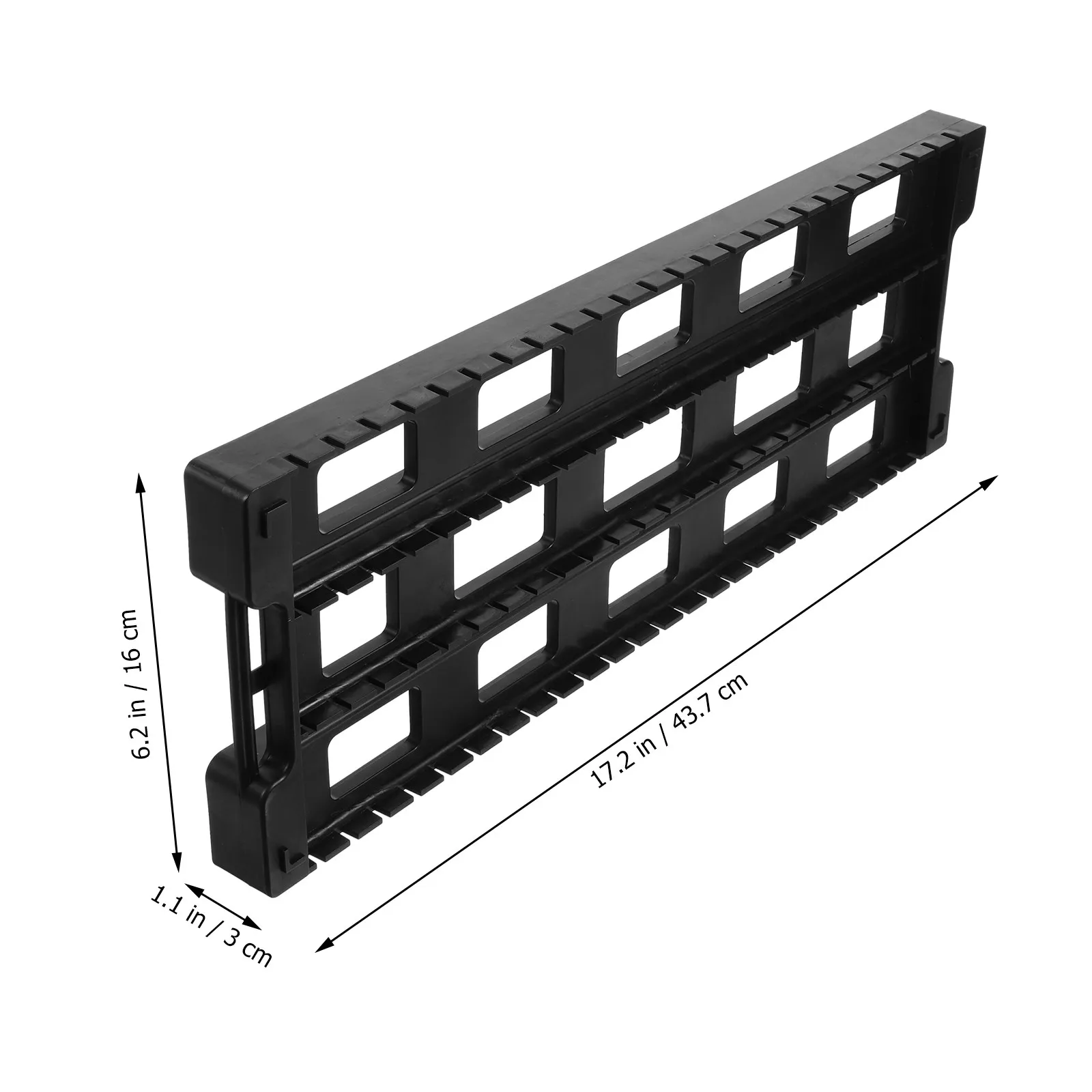 25-Slot Anti-Static PCB Storage Tray – Plastic Board Rack for Long-Term Electronic Component Organization