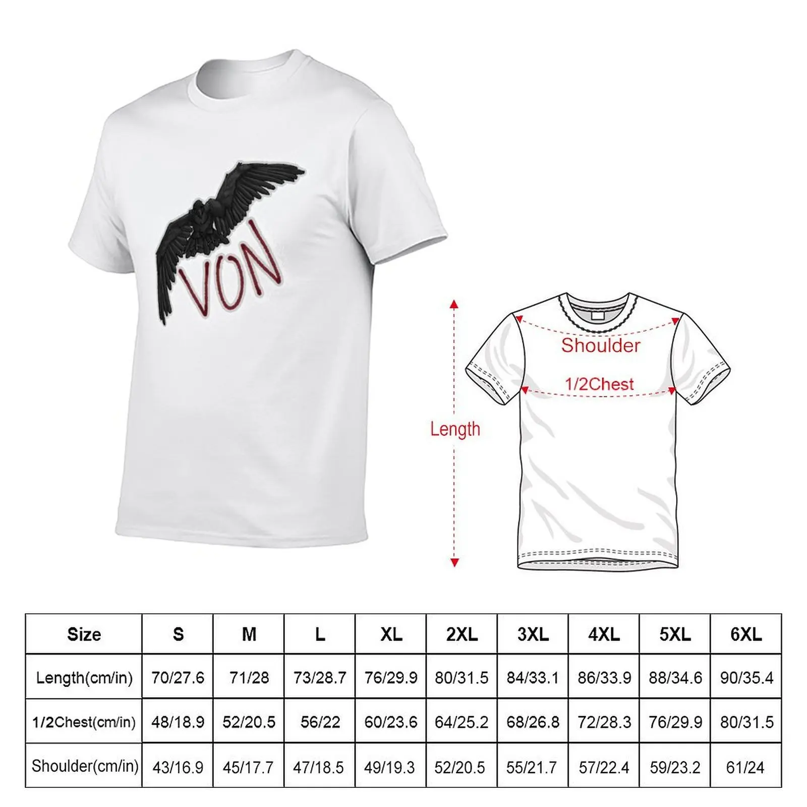 Von - Zankyou no Terror T-Shirt vintage anime shirt funny t shirts for men