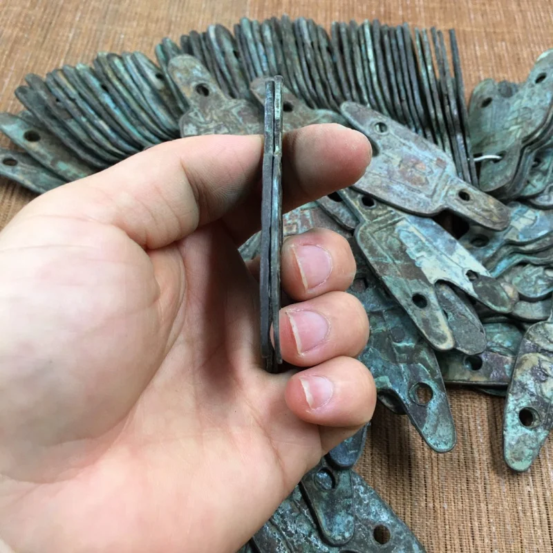 Three-hole,, currency, Warring States period cloth, special-shaped, ancient coins, coppe