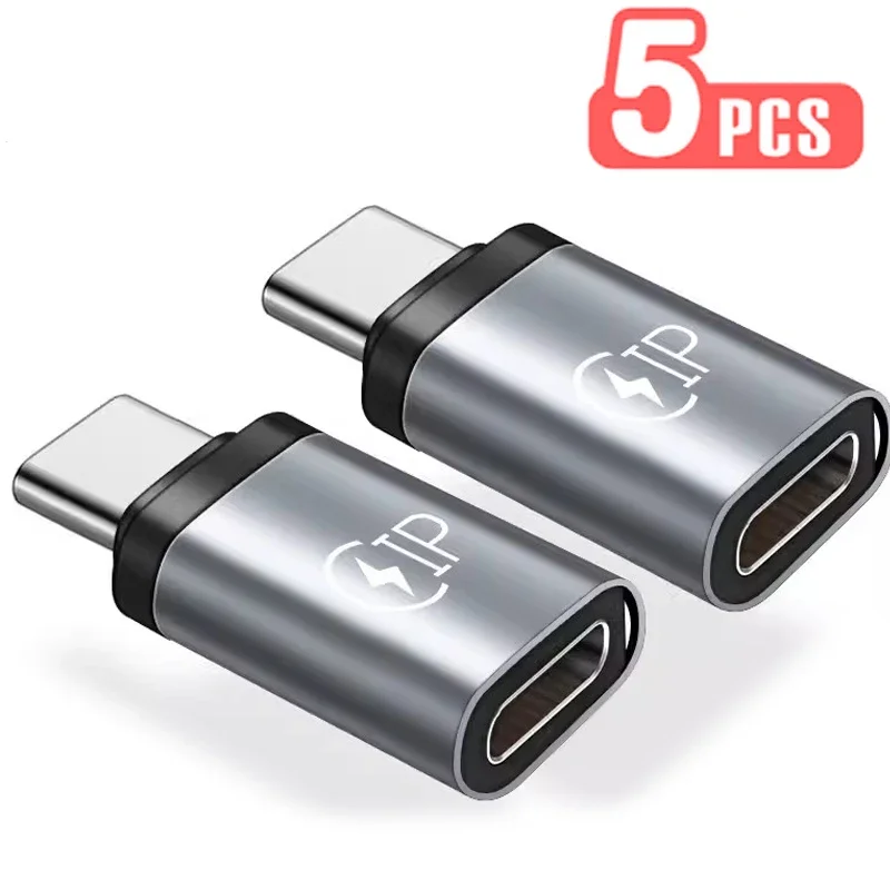 Convertidor IOS a tipo C, adaptador de cargador rápido tipo C a conector de iluminación de 8 pines para IPhone 14, 13, 12pro XR 8, 7, 6, 1/2/5 Uds.