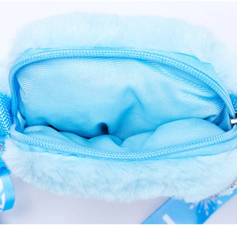 15 センチメートル冷凍エルサ六角形のかわいいぬいぐるみクロスボディバッグ単層ジッパー調節可能なショルダーストラップ小銭入れ女の子の誕生日プレゼント