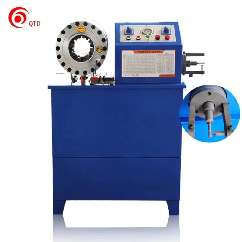 

Станок для обжима гибких армированных пневматических и гидравлических шлангов с ЧПУ, 8 дюймов, модели DX68/QTD51c/QTD102/QTD-m25/QTD-M51/QTD51D