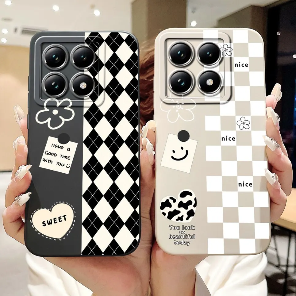 Fashion Painting Back Cover For Xiaomi Mi 14t Pro Phone Coques Marble Avocado Moon Night Gothic Soft Back Covers Xiaomi 14tPro