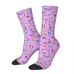 Physiotherapy ISHA Socks Harajuku High Quality Stockings All Season Long Socks Accessories for Unisex Gifts