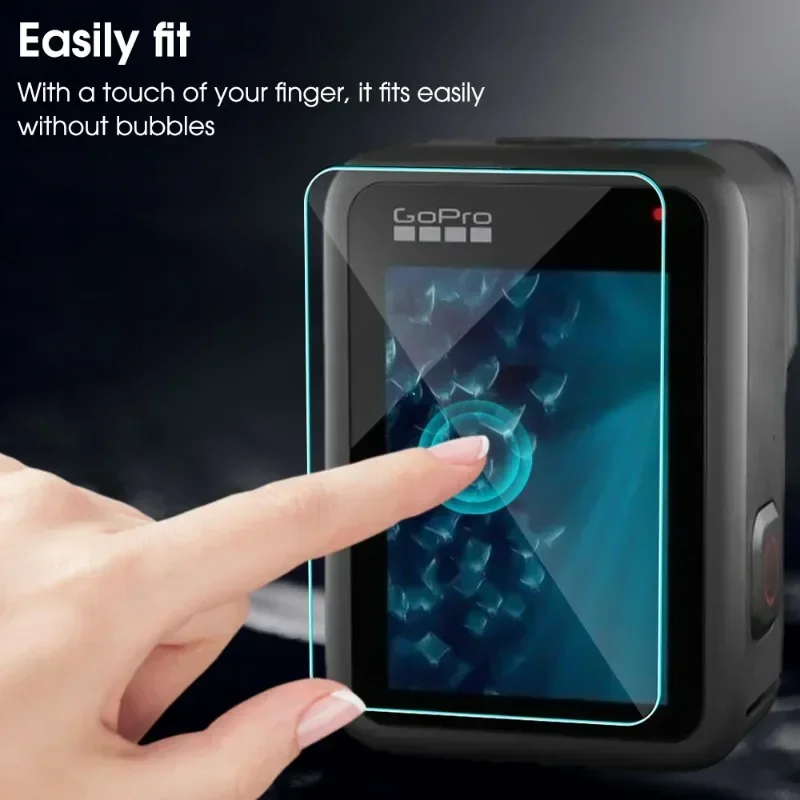 6-1Pcs Tempered Glass Screen Protector for GoPro Hero 12 11 10 9 Black Lens Screen Protector Anti-scratch Film for Go Pro Hero12