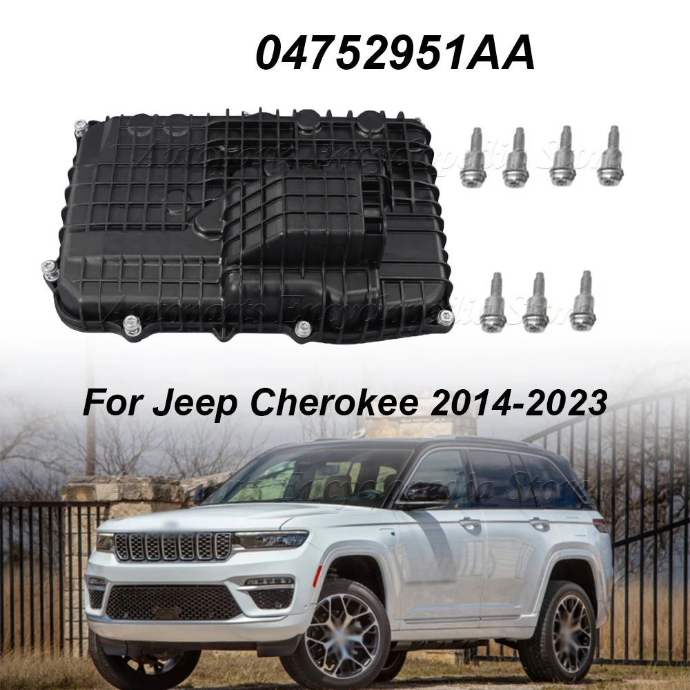 68343342AA Car Transmission Oil Pan For Jeep Cherokee 2014-2023 Chrysler Pacifica Fiat 500L 2017-2019 V6 3.6L 04752951AA